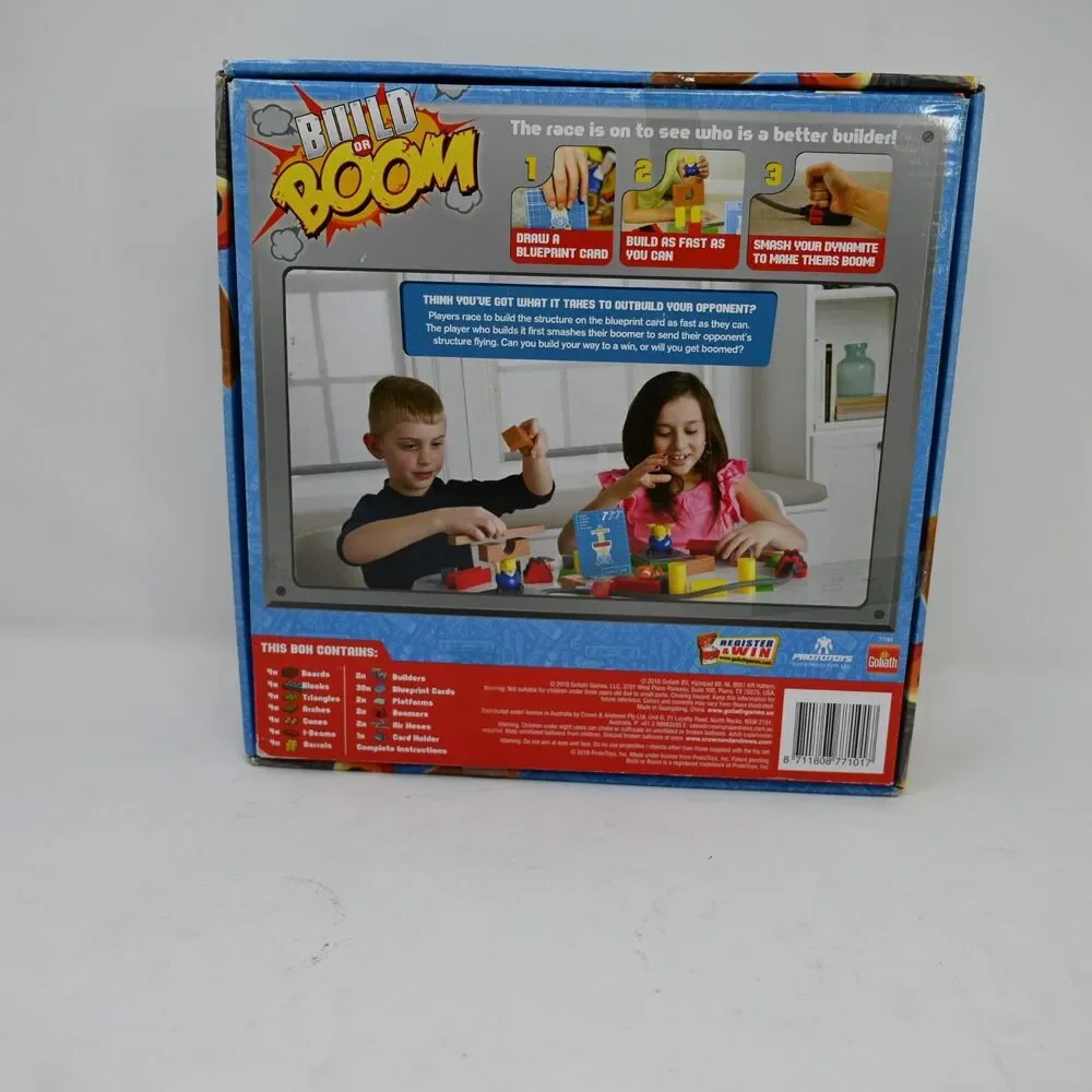 2018 Build or Boom Game by Goliath – 2 Sets Included – New Box